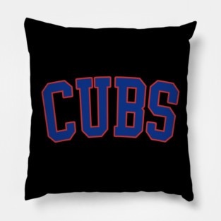 Chicago Cubs Baseball Pillow
