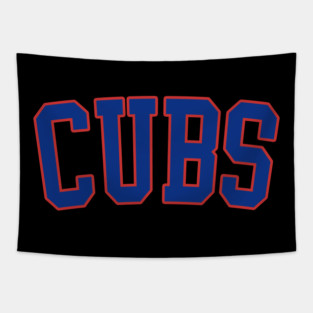 Chicago Cubs Baseball Tapestry