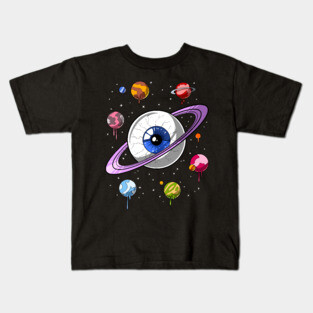 Psychedelic Trippy Space Kids T-Shirt