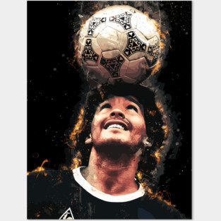 Diego Maradona Posters and Art