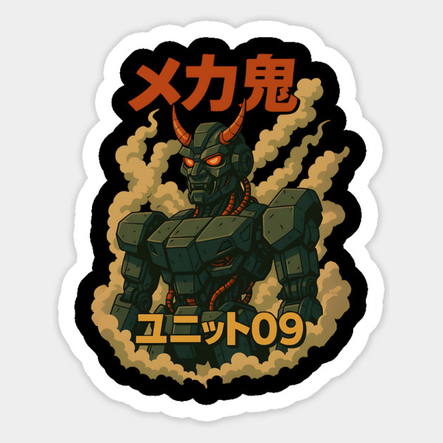 Demon Oni Mech Division 09 Magnet by Designed By Marty