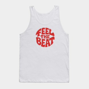 Feel the Beat. Red Circle Edition Tank Top
