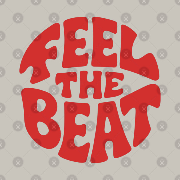 Feel the Beat. Red Circle Edition by filiposwear