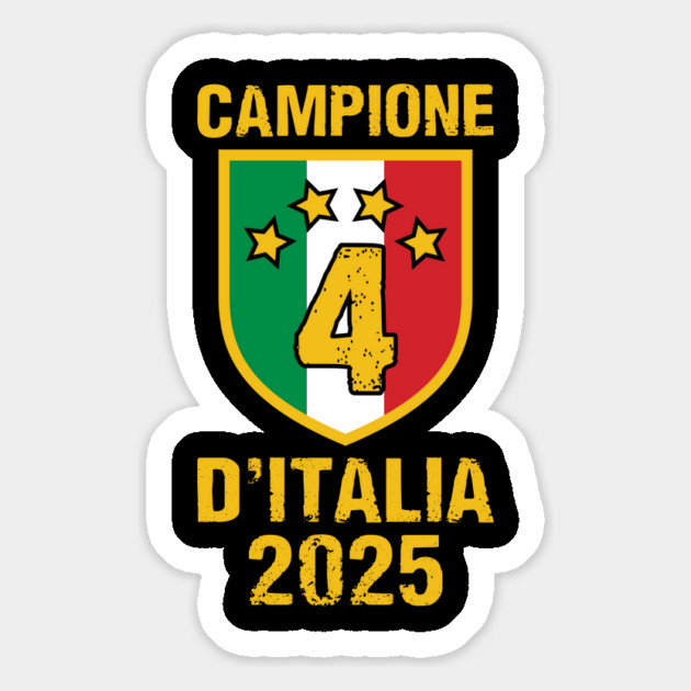 Napoli Campione D'Italia 2025 Celebrativa Quarti Campioni 4 scudetto Celebration Magnet by Tshirtiz