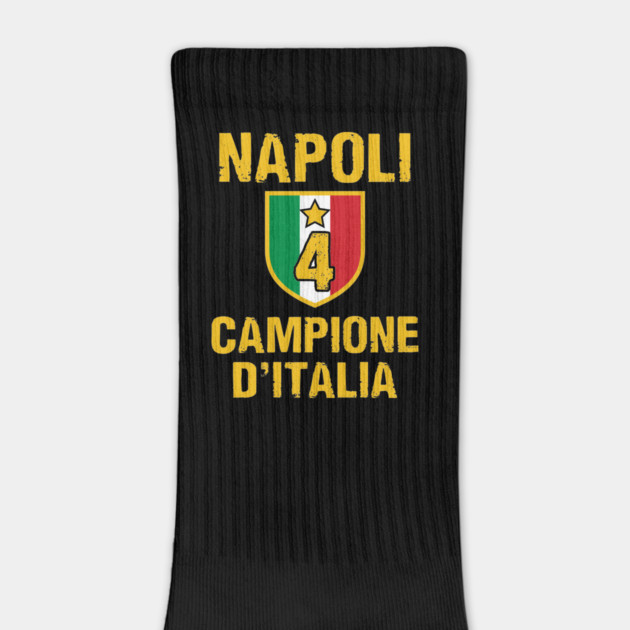 Napoli Campione D'Italia 2025 Celebrativa Quarti Campioni 4 scudetto Celebration by Tshirtiz