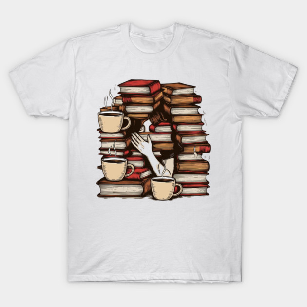 Lost in pages fueled by caffeine T-Shirt by SR8891