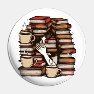 Lost in pages fueled by caffeine Pin
