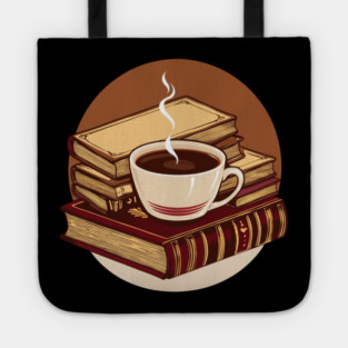 The aroma of coffee the scent of old book Bliss Tote