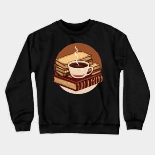 The aroma of coffee the scent of old book Bliss Crewneck Sweatshirt