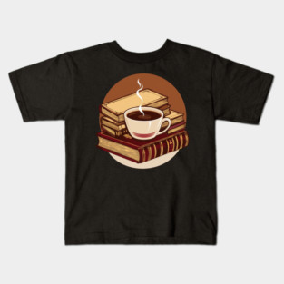 The aroma of coffee the scent of old book Bliss Kids T-Shirt