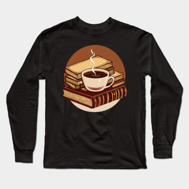 The aroma of coffee the scent of old book Bliss Long Sleeve T-Shirt by SR8891