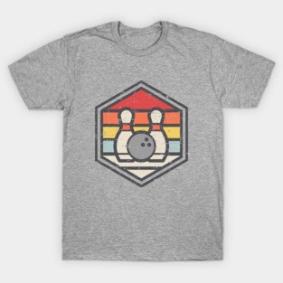 Retro Badge Bowling Light T-Shirt