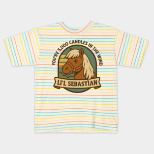 Vintage Folk Art: Lil Sebastian Kids T-Shirt