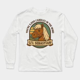 Vintage Folk Art: Lil Sebastian Long Sleeve T-Shirt
