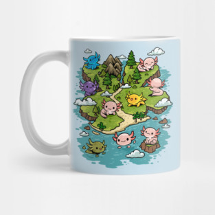 Axolotl Island Mug