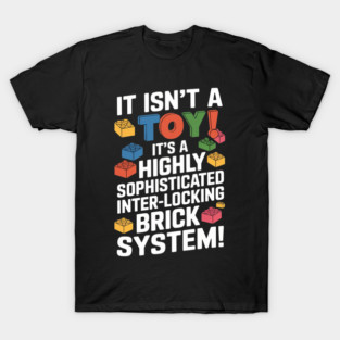 Master Builder Blocks Kids Boys T-Shirt