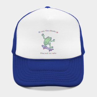 Born Confusing - Funny Frog Meme Hat