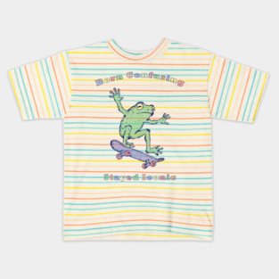 Born Confusing - Funny Frog Meme Kids T-Shirt