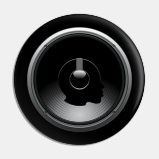 Techno Speaker Pin