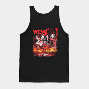 Nwo Wolfpac Retro Bootleg Tank Top