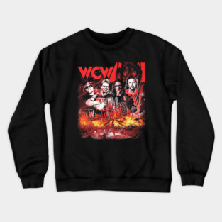 Nwo Wolfpac Retro Bootleg Crewneck Sweatshirt