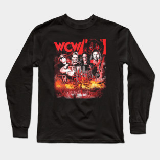 Nwo Wolfpac Retro Bootleg Long Sleeve T-Shirt