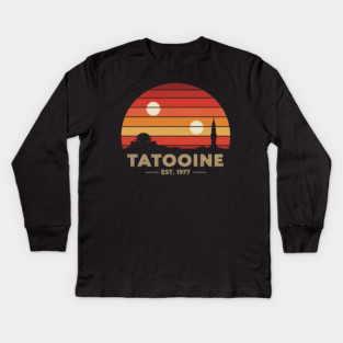 Tatooine Kids Long Sleeve T-Shirt