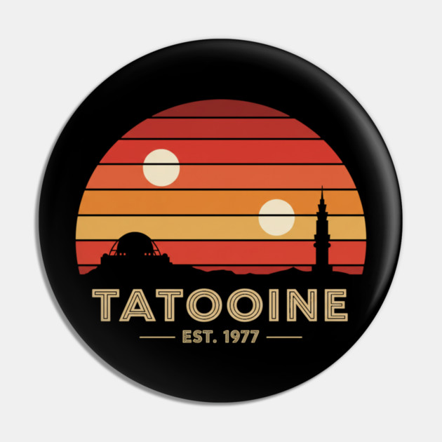 Tatooine Pin by Silly Me Studio