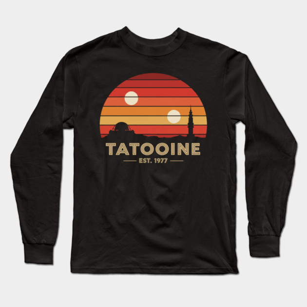 Tatooine Long Sleeve T-Shirt by Silly Me Studio