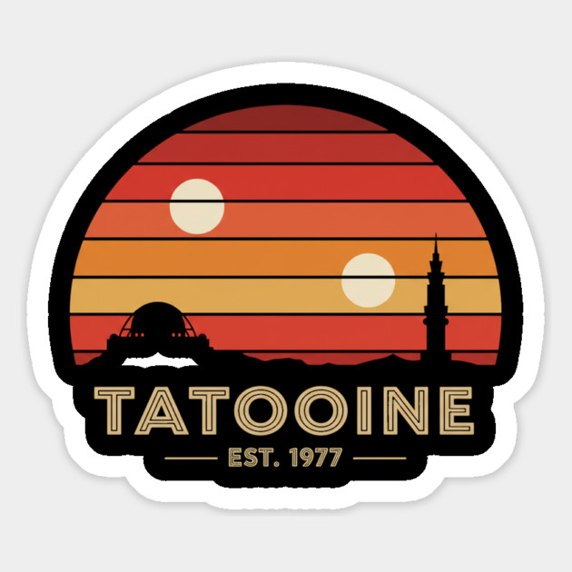 Tatooine Magnet by Silly Me Studio