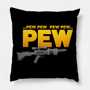 Pew Pew Pew Pillow