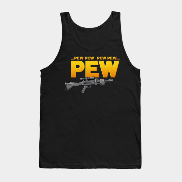 Pew Pew Pew Tank Top by Silly Me Studio