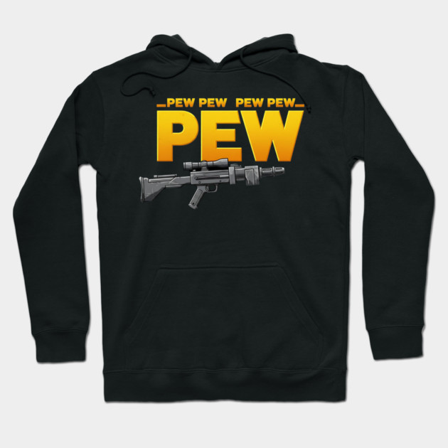 Pew Pew Pew Hoodie by Silly Me Studio