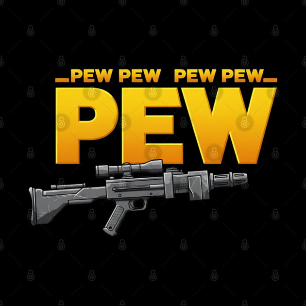 Pew Pew Pew by Silly Me Studio