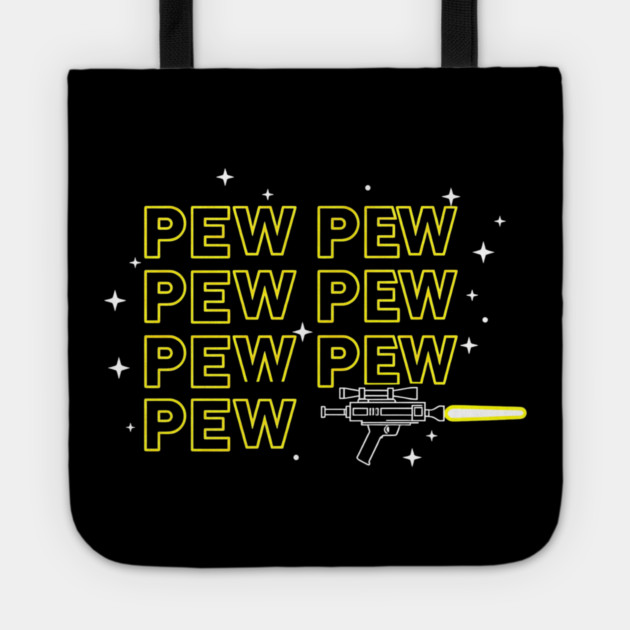 Pew Pew Pew Shooter Tote by Silly Me Studio