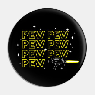 Pew Pew Pew Shooter Pin