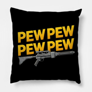 Blaster Pew Pew Pew Pillow