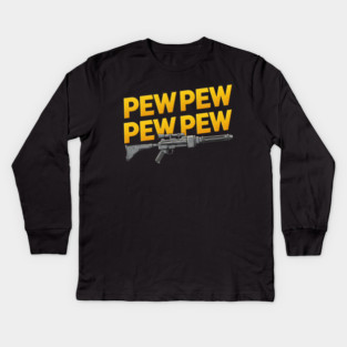 Blaster Pew Pew Pew Kids Long Sleeve T-Shirt