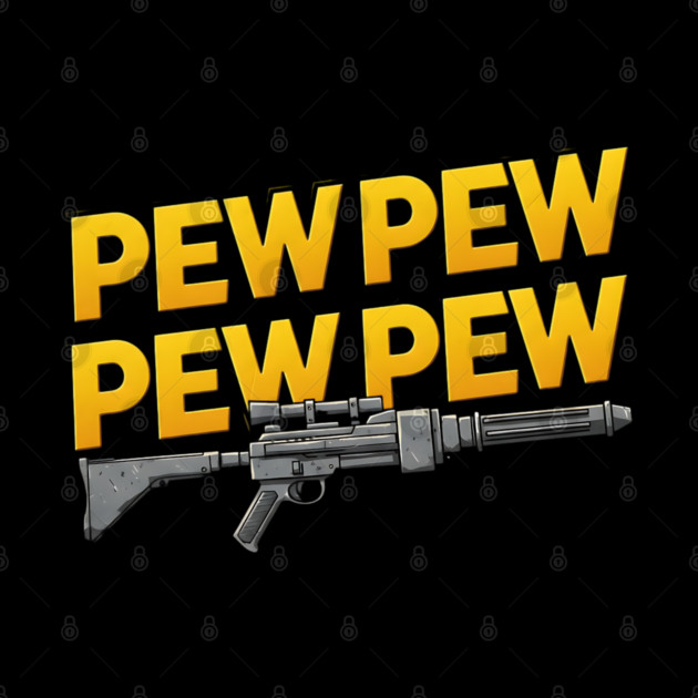 Blaster Pew Pew Pew by Silly Me Studio