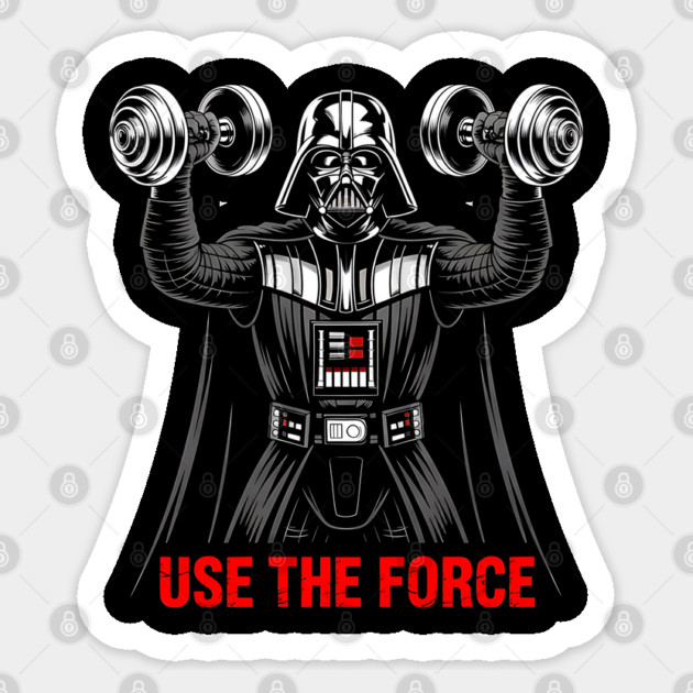 Use the Force | Workout Sticker by Silly Me Studio