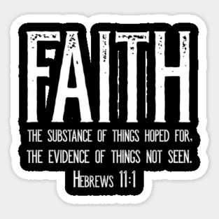 hebrews 11 1 Faith Christian Gift Magnet