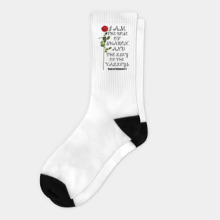 I Am The Rose Of Sharon And The Lily Of The Valleys Christian Gift Socks