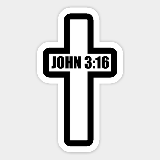 John 3:16 Christian Salvation Cross Gift Magnet by Douglas's Store 3