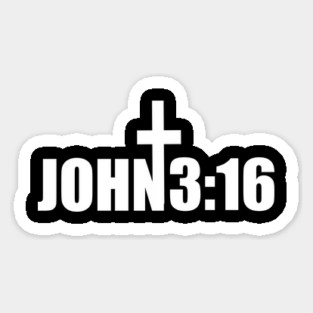 John 3: 16 Christian Gift Magnet