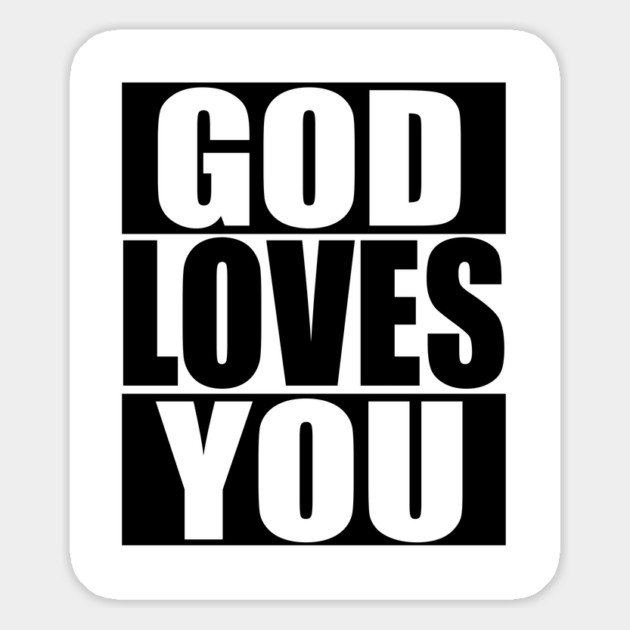 God Loves You Christian Gift Magnet by Douglas's Store 3