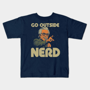 Go Outside Nerd Funny Baby Billy Freeman Righteous Gemstones Kids T-Shirt