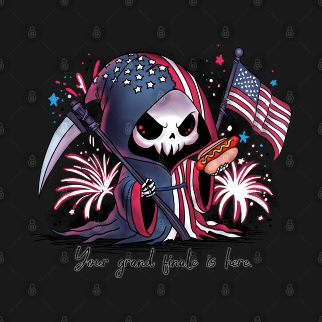 Fourth of July Grim Reaper by H. R. Sinclair