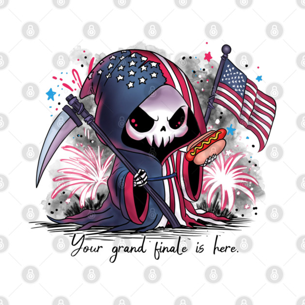 Fourth of July Grim Reaper by H. R. Sinclair