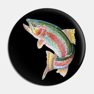 Rainbow Trout Pin