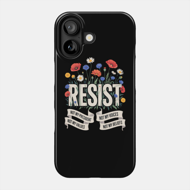 Anti-Trump Phone Case by Creatifly Graphic Tees